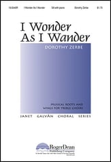 I Wonder as I Wander Two-Part choral sheet music cover